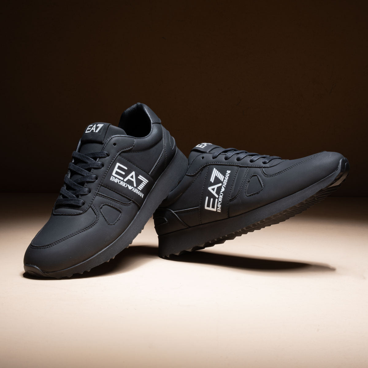 Canvas Armani sneakers