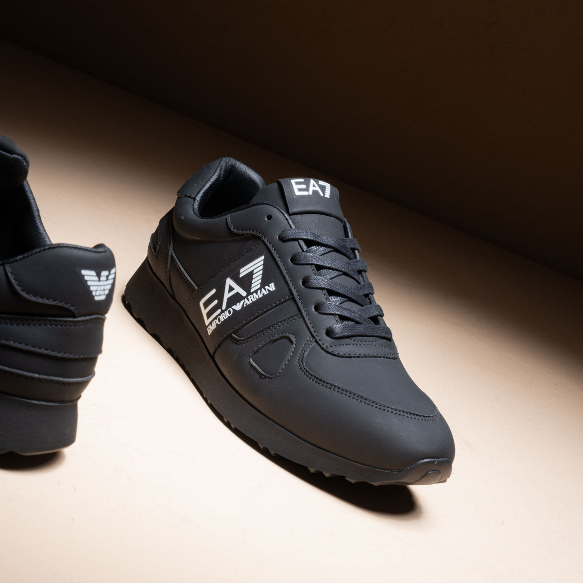 Canvas Armani sneakers